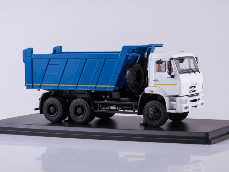 Ssm Kamaz Dump Truck Facelift White Blue Ssm