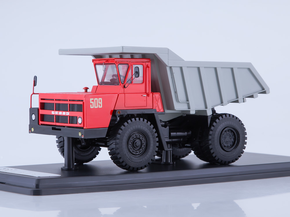 SSML020 BELAZ-7522 quarry dump truck /red-grey/ limited 252pcs • SSM