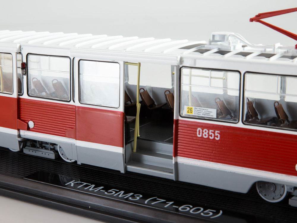SSM ktm-5m3 Leningrado's tram Route № 26. 1/43 71-605 Start scale models 